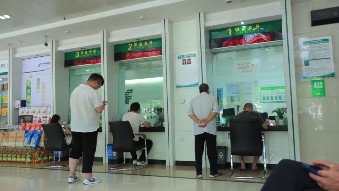 中国邮政柜台-延时人流量 柜台 大厅