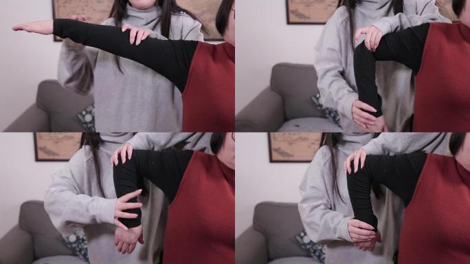 上肢肩关节拉伸手法 (4)