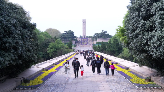 雨花台纪念馆红色教育烈士家书 烈士纪念碑