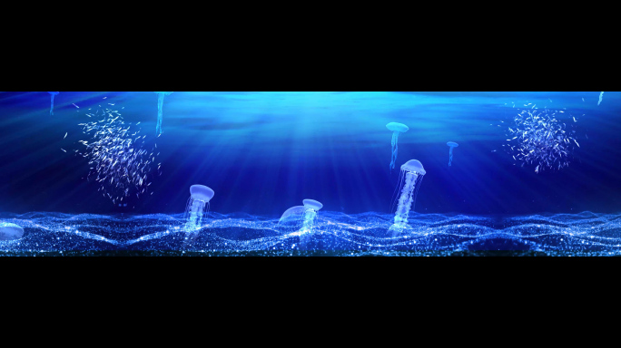 8K海底水母