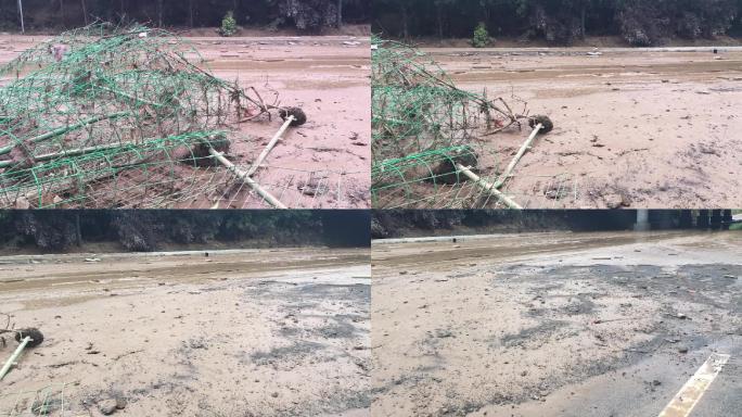 洪水过后道路情况