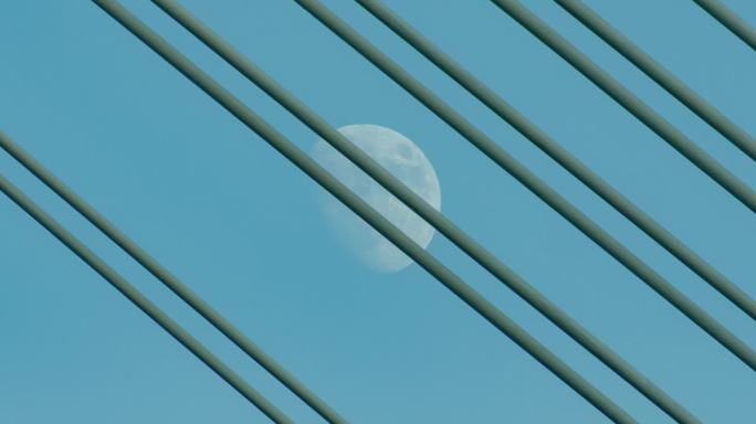 富民桥白天的月亮2k