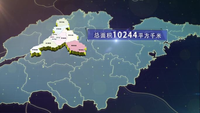 地图 山东 济南 济南区域 市区分布
