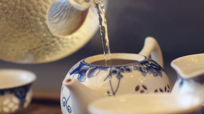 茶道茶艺，功夫茶，泡茶品茶饮茶 视频素材