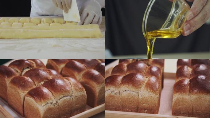 美丽面包 美丽蛋糕 掰断面包 面包制作
