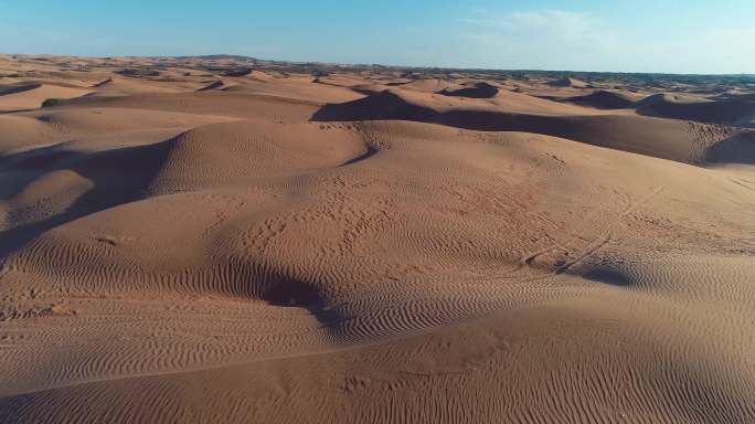 4K-沙漠黄沙航拍