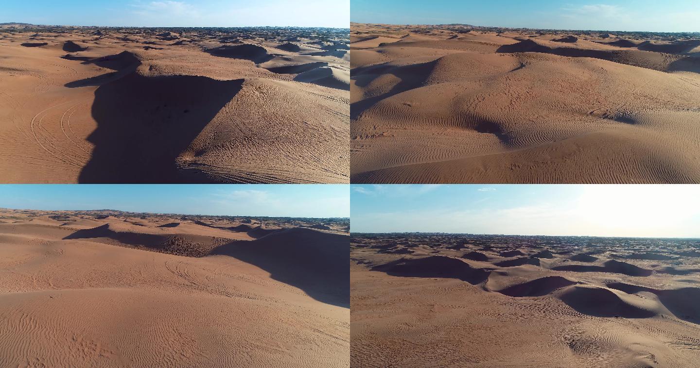 4K-沙漠黄沙航拍