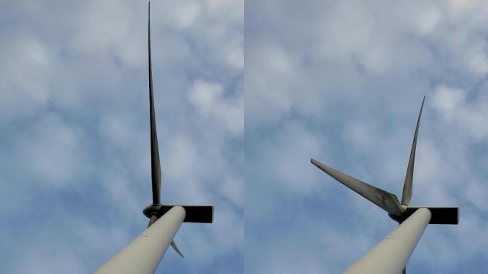 风力发电 风电站 风车能源 竖屏实拍视频