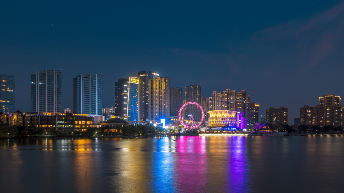 江宁百家湖日转夜延时