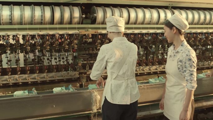 工厂 纺织工