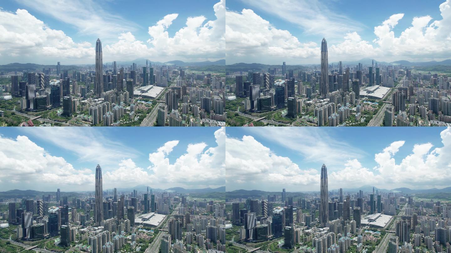 深圳城市高楼航拍