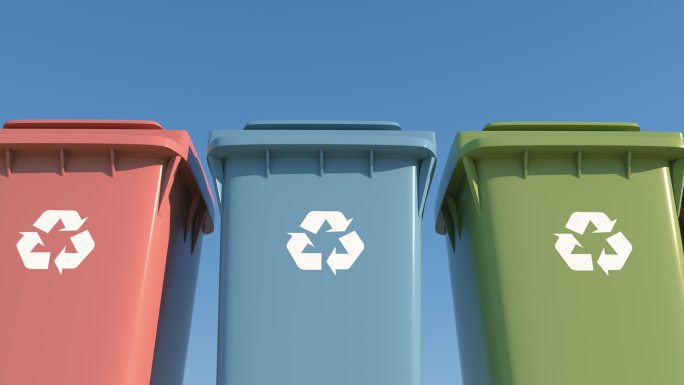 环保彩色集装箱垃圾分类收集