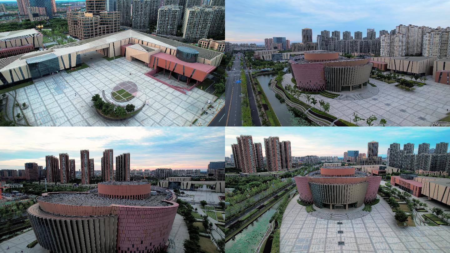南京六合文化馆市民广场