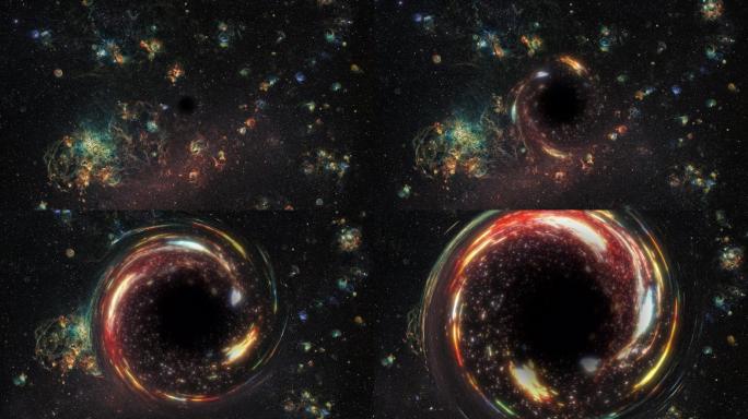 宇宙黑洞形成的过程
