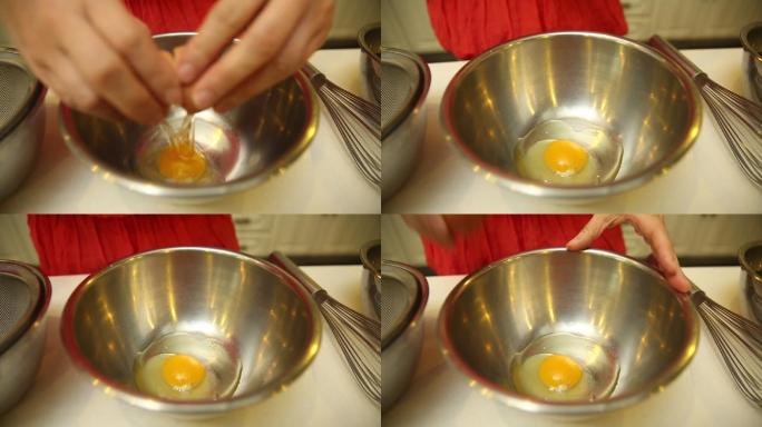 厨师磕鸡蛋打鸡蛋 (1)