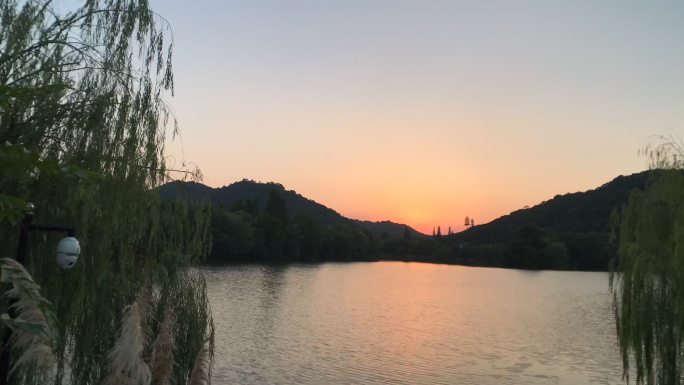 湘湖夕阳