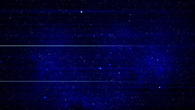 【4K宇宙】电子星云蓝色深空幻想时空科技