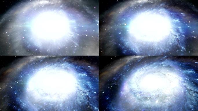 银河系诞生蓝色开始外层空间