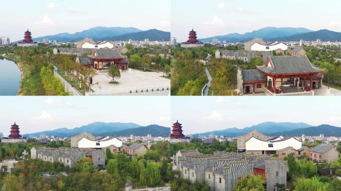 航拍吉安中国进士文化园景区