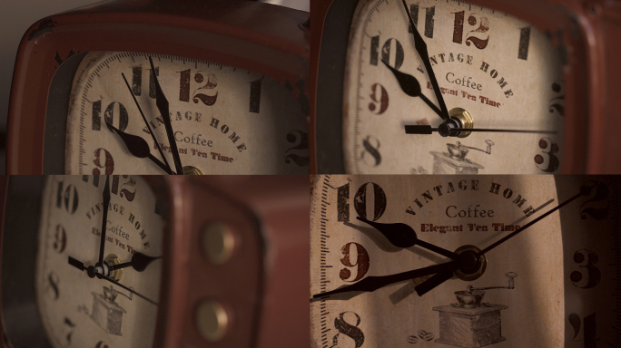 古旧时钟时间钟表D