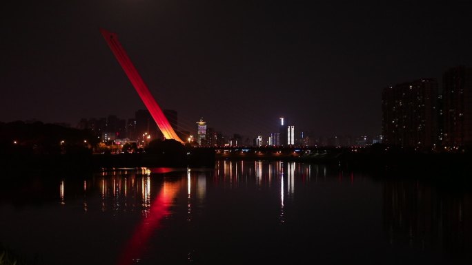 1080洪山桥夜景