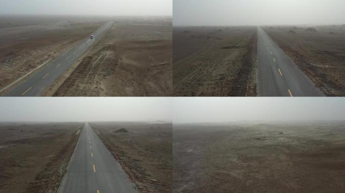 公路 沙尘行车 恶略的生存环境 沙漠越野