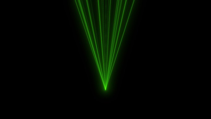 4K绿色楼顶激光线条射线无缝循环