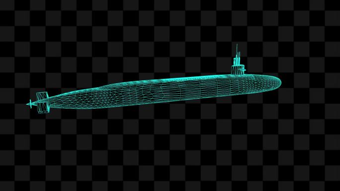 全息潜水艇核潜艇高科技武器全息LK40