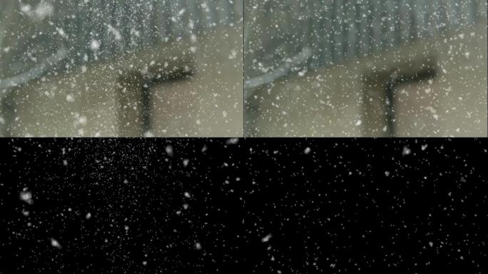 大雪 下雪 飘雪 鹅毛大雪 雪花 暴风雪