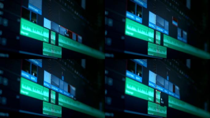 电影剪辑画面计算机显示器设计编辑设备