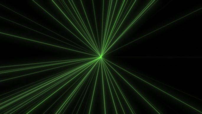 4K绿色激光射线无缝循环