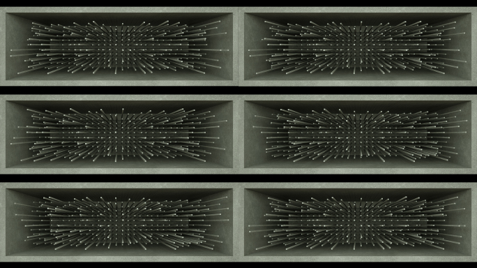 【裸眼3D】艺术建筑空间矩阵墙体凹凸立体