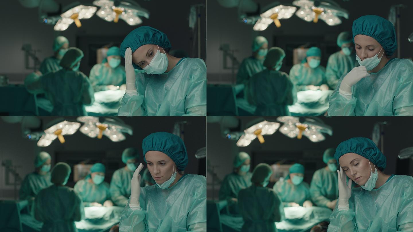 手术失败后护士在手术室感到悲伤