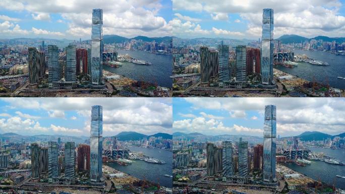 九龙香港摩天楼景观