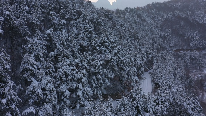 雪景航拍