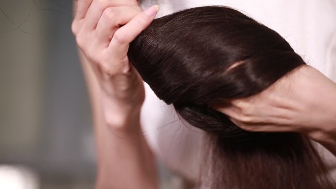 柔韧健康头发发质 (2)