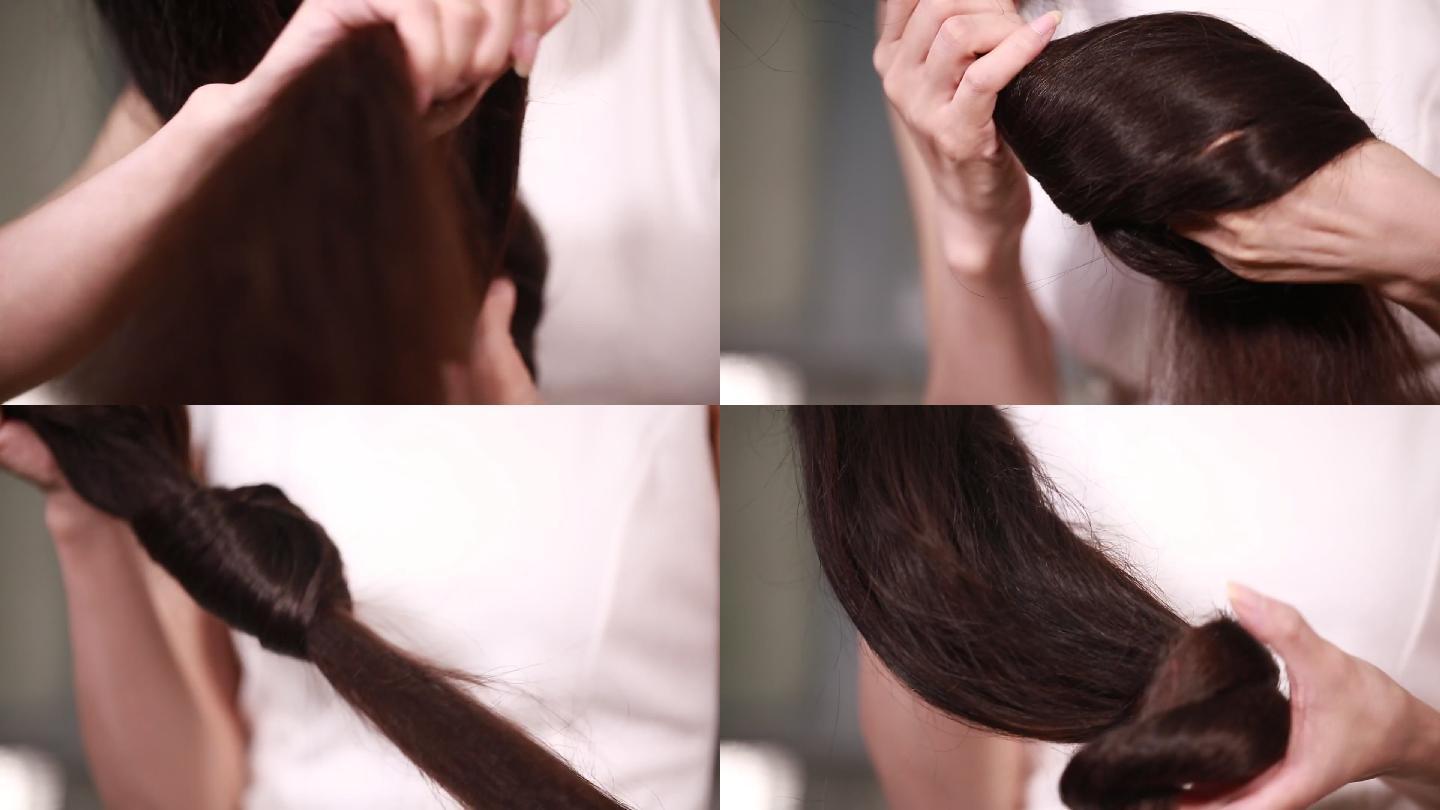 柔韧健康头发发质 (2)