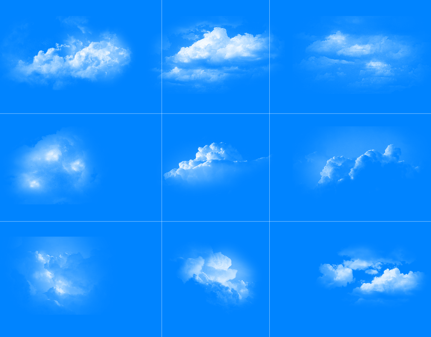 原创动态云朵云层素材ae模板