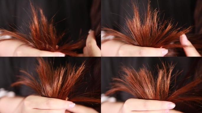 染发后的发质发色发梢 (3)