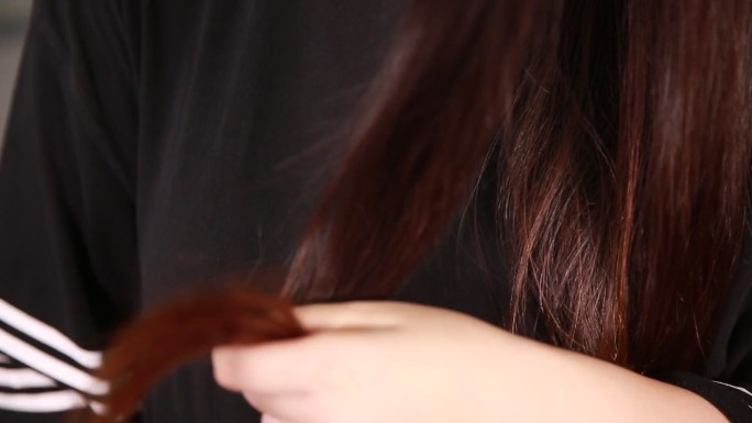 染发后的发质发色发梢 (2)