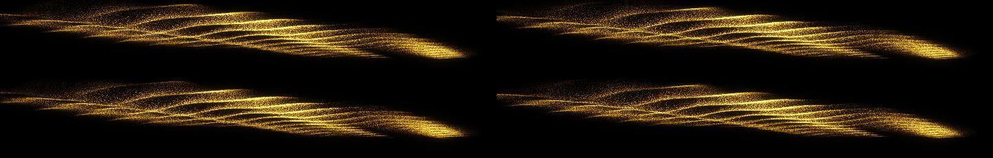 宽屏金色粒子-1
