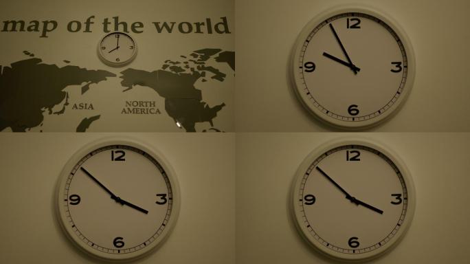 世界时钟墙钟钟表挂表