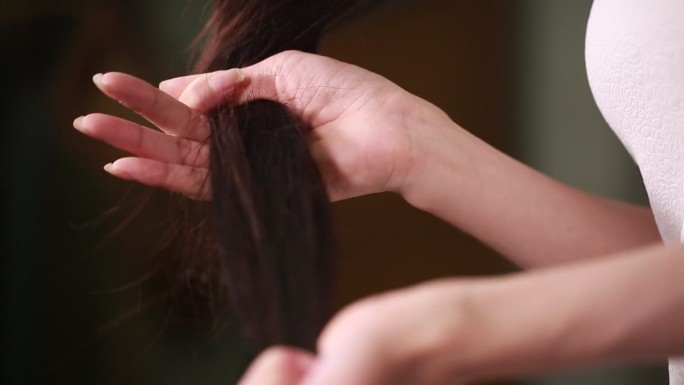柔韧健康头发发质 (3)