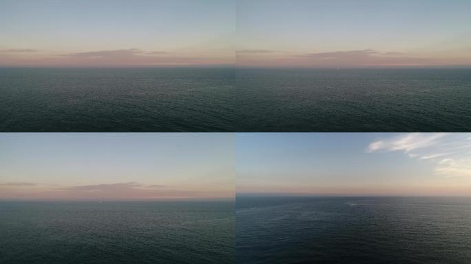 【4K航拍】平静海面远景航拍