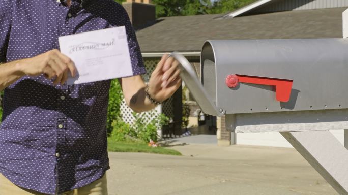邮寄投票自由投票箱