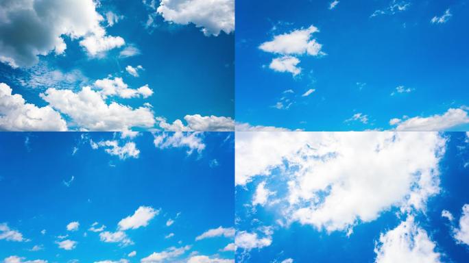 4K蓝天白云