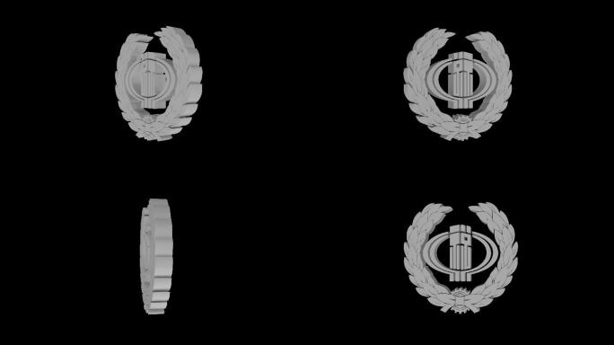 三维税务徽标展示c4d工程