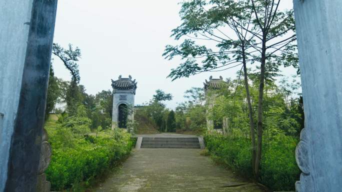 吴氏陵园 石坊 安吴堡村 清代陵园 牌楼