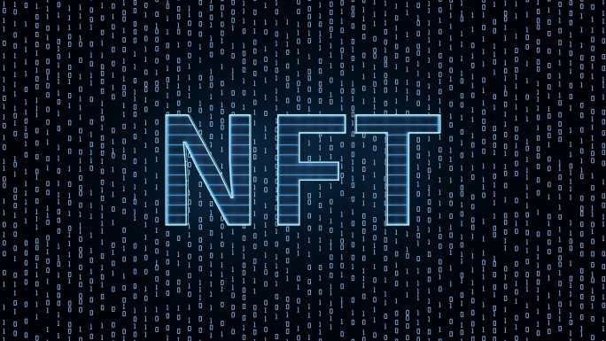 NFT数字版权加密技术 3D渲染