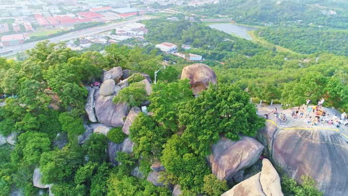 航拍漳州云洞岩漳州旅游景点